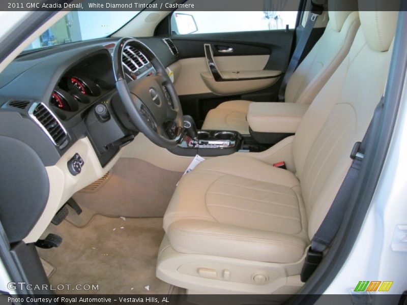 White Diamond Tintcoat / Cashmere 2011 GMC Acadia Denali
