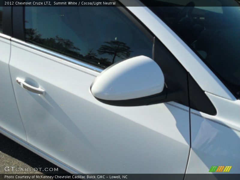 Summit White / Cocoa/Light Neutral 2012 Chevrolet Cruze LTZ