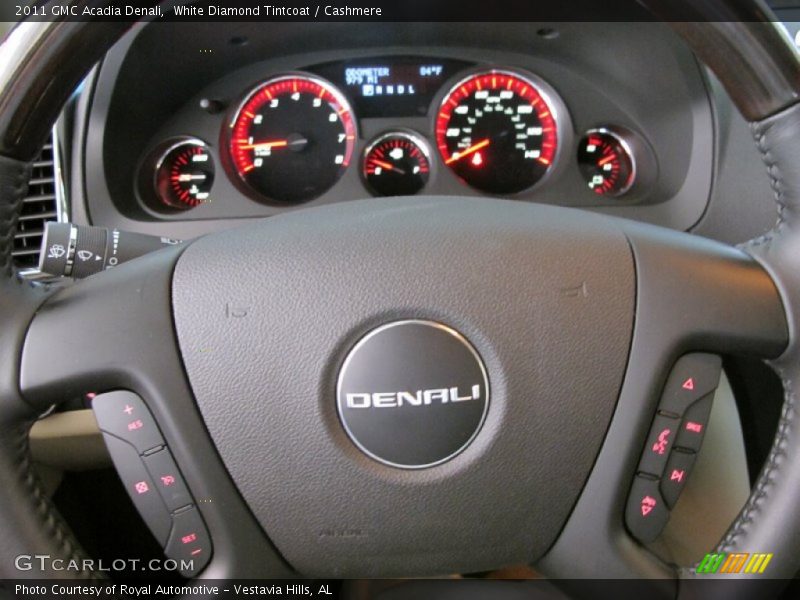 White Diamond Tintcoat / Cashmere 2011 GMC Acadia Denali
