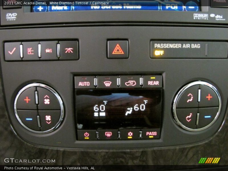White Diamond Tintcoat / Cashmere 2011 GMC Acadia Denali