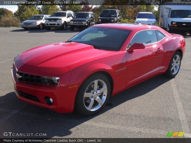 Victory Red / Black 2012 Chevrolet Camaro LT Coupe
