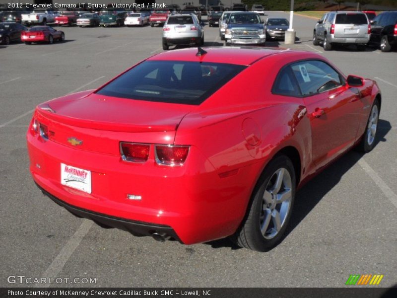 Victory Red / Black 2012 Chevrolet Camaro LT Coupe