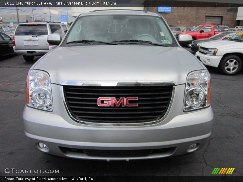 Pure Silver Metallic / Light Titanium 2011 GMC Yukon SLT 4x4
