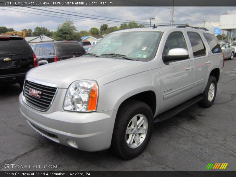 Pure Silver Metallic / Light Titanium 2011 GMC Yukon SLT 4x4