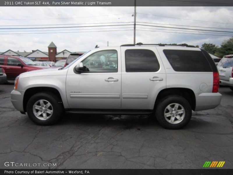 Pure Silver Metallic / Light Titanium 2011 GMC Yukon SLT 4x4