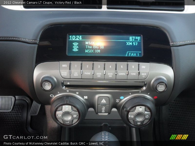 Controls of 2012 Camaro LT Coupe
