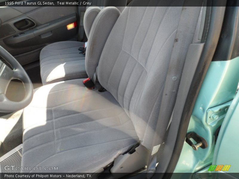 Teal Metallic / Grey 1995 Ford Taurus GL Sedan