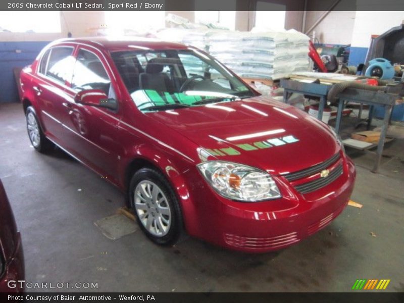 Sport Red / Ebony 2009 Chevrolet Cobalt LT Sedan