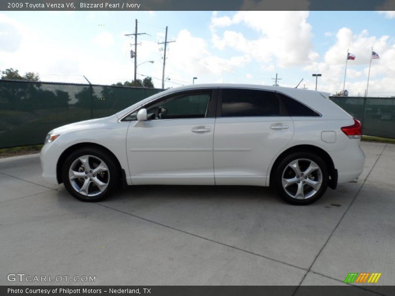 Blizzard Pearl / Ivory 2009 Toyota Venza V6