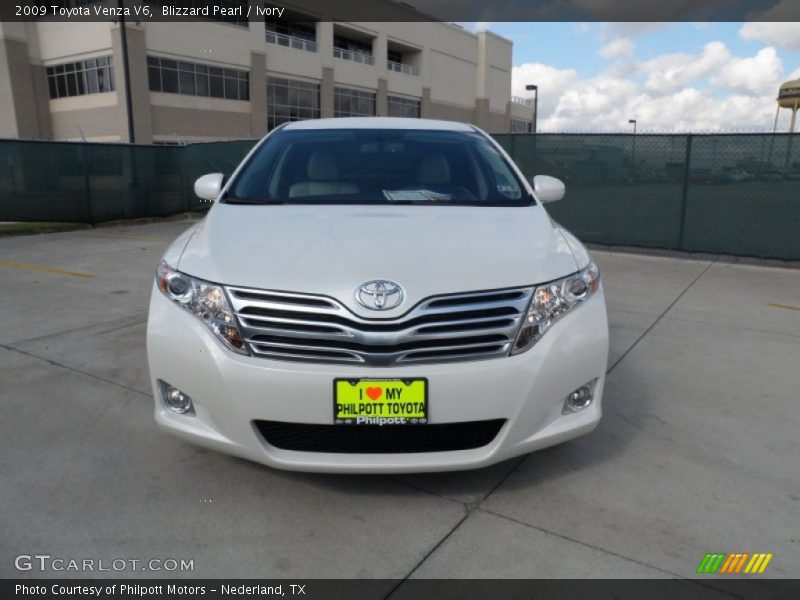 Blizzard Pearl / Ivory 2009 Toyota Venza V6