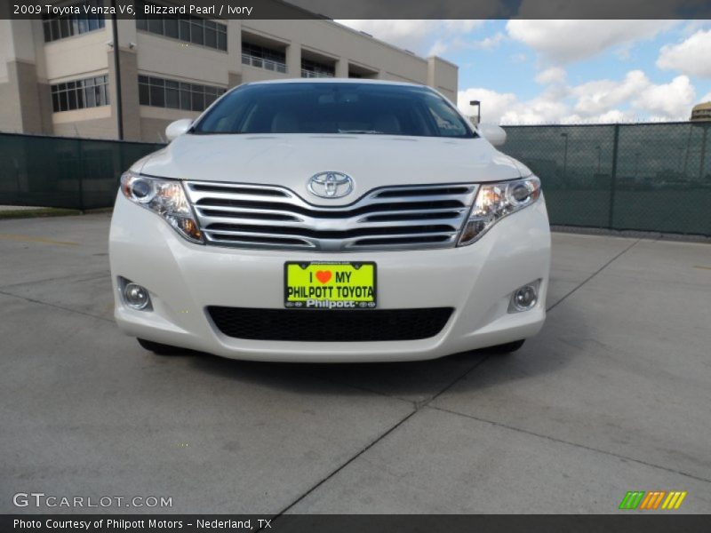 Blizzard Pearl / Ivory 2009 Toyota Venza V6