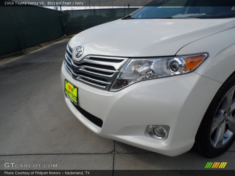 Blizzard Pearl / Ivory 2009 Toyota Venza V6