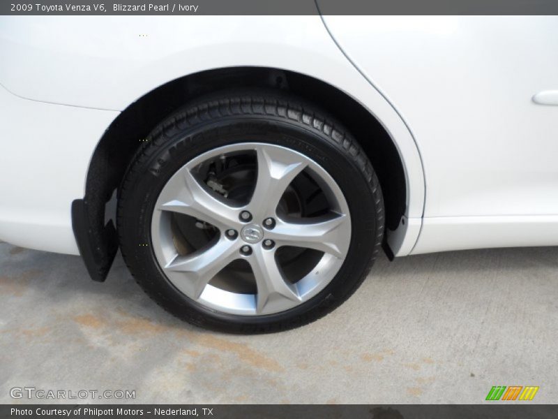 Blizzard Pearl / Ivory 2009 Toyota Venza V6
