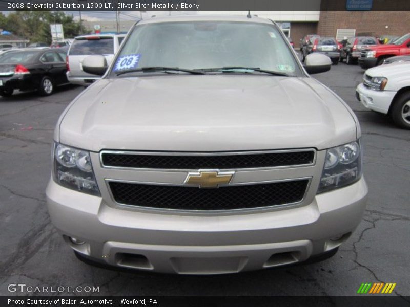 Silver Birch Metallic / Ebony 2008 Chevrolet Suburban 1500 LT