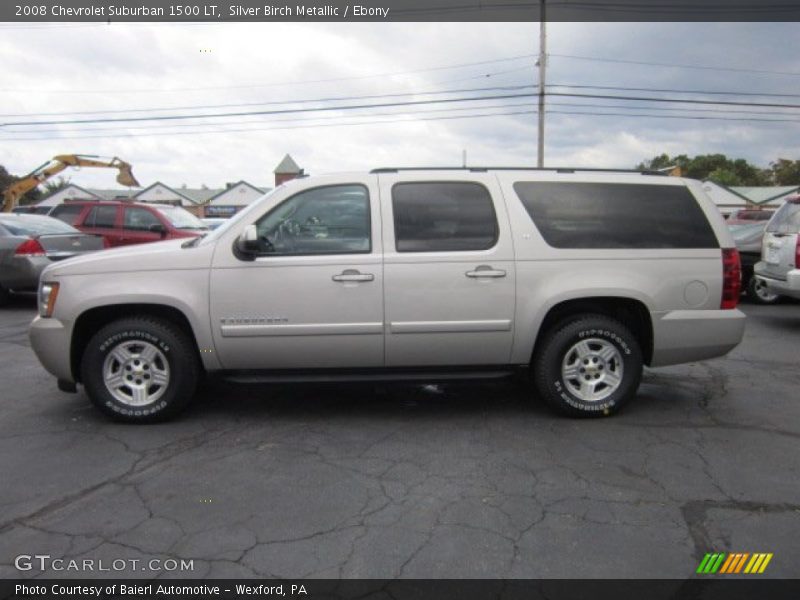 Silver Birch Metallic / Ebony 2008 Chevrolet Suburban 1500 LT