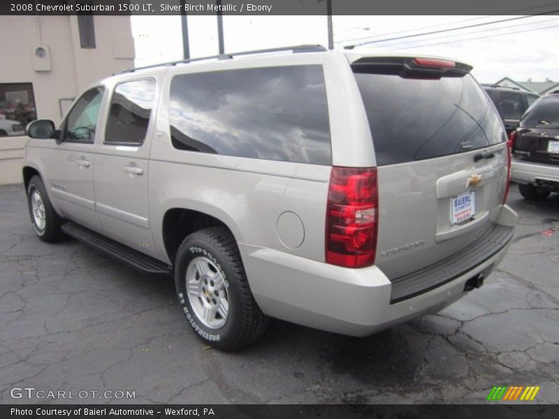 Silver Birch Metallic / Ebony 2008 Chevrolet Suburban 1500 LT