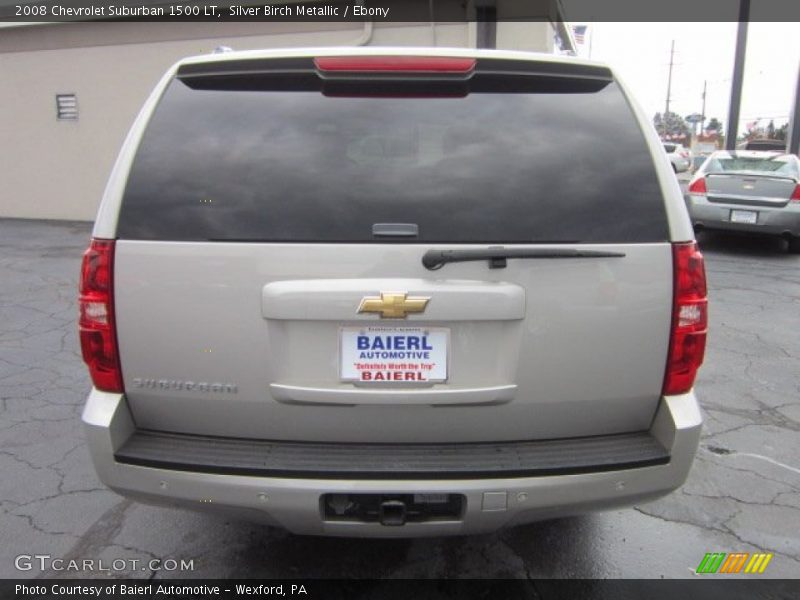 Silver Birch Metallic / Ebony 2008 Chevrolet Suburban 1500 LT