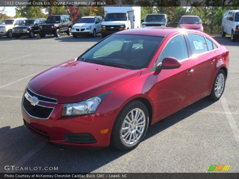 Crystal Red Metallic / Jet Black 2012 Chevrolet Cruze Eco