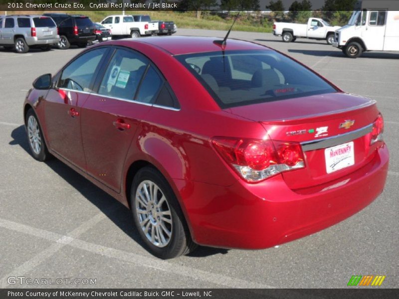 Crystal Red Metallic / Jet Black 2012 Chevrolet Cruze Eco