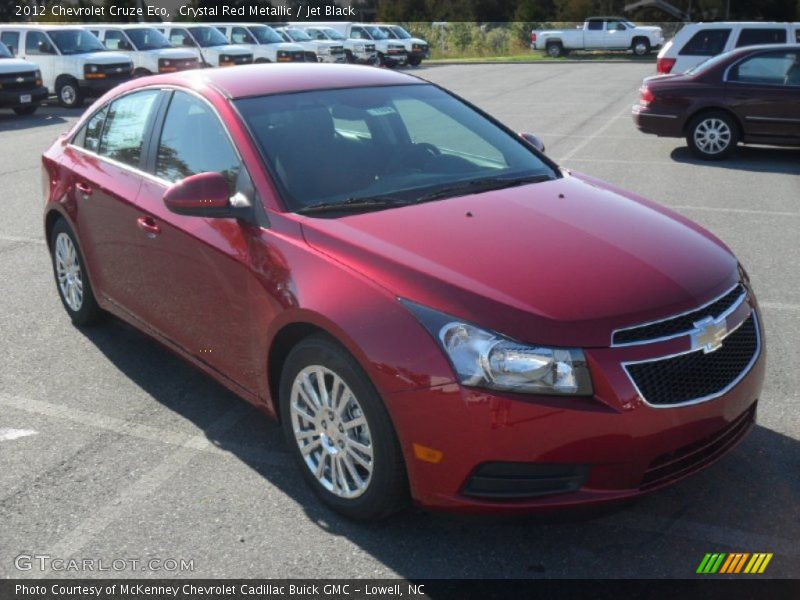 Crystal Red Metallic / Jet Black 2012 Chevrolet Cruze Eco