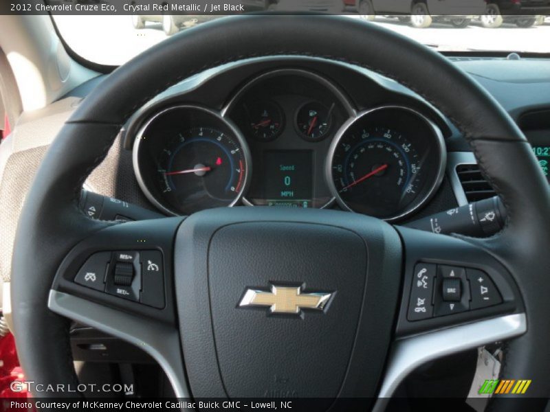 Crystal Red Metallic / Jet Black 2012 Chevrolet Cruze Eco
