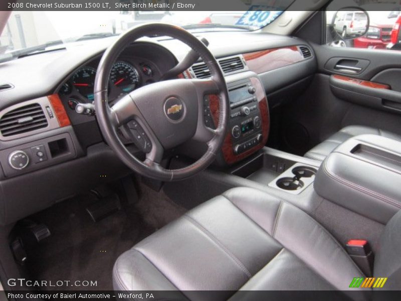 Silver Birch Metallic / Ebony 2008 Chevrolet Suburban 1500 LT
