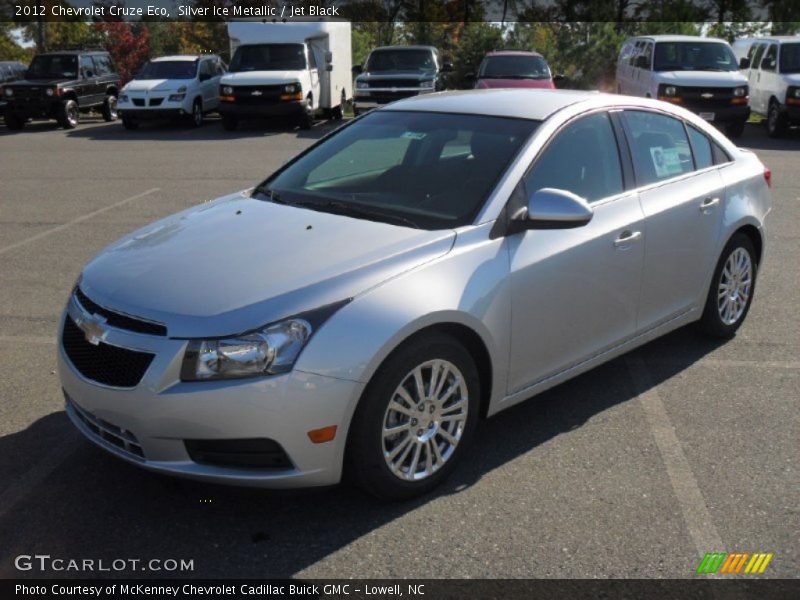 Silver Ice Metallic / Jet Black 2012 Chevrolet Cruze Eco