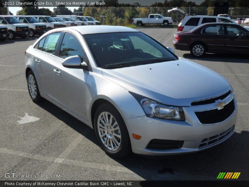 Silver Ice Metallic / Jet Black 2012 Chevrolet Cruze Eco