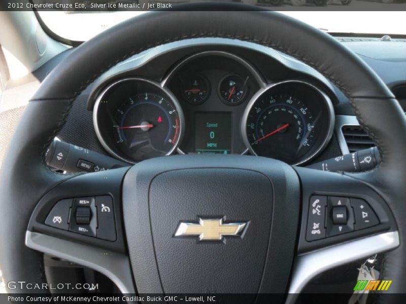 Silver Ice Metallic / Jet Black 2012 Chevrolet Cruze Eco