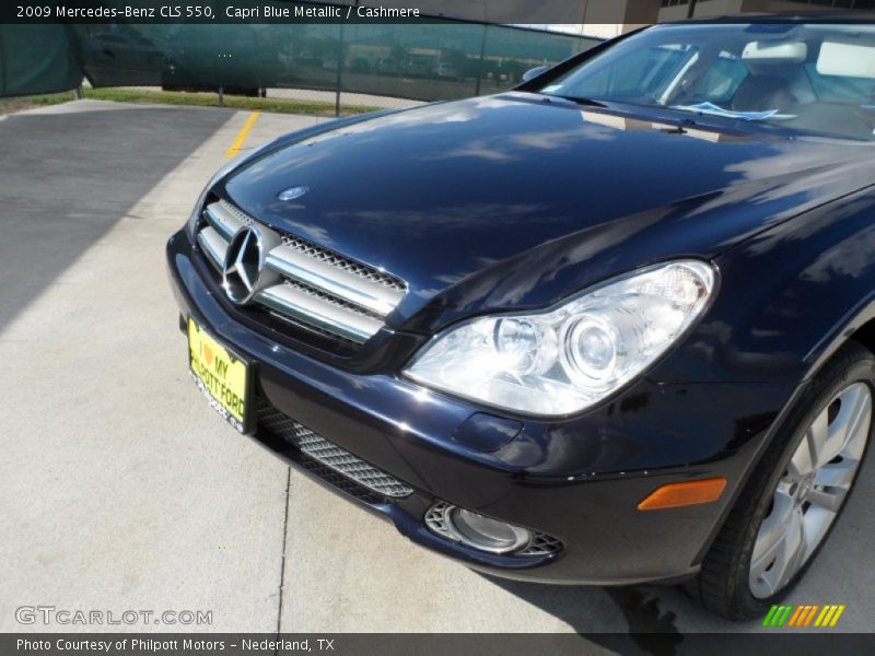 Capri Blue Metallic / Cashmere 2009 Mercedes-Benz CLS 550