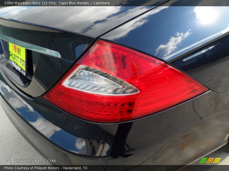 Capri Blue Metallic / Cashmere 2009 Mercedes-Benz CLS 550