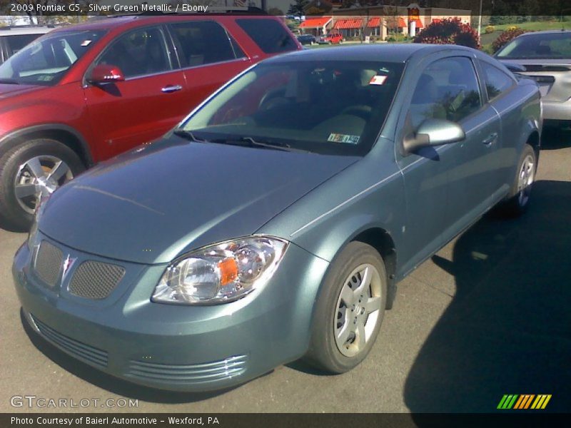 Silver Green Metallic / Ebony 2009 Pontiac G5
