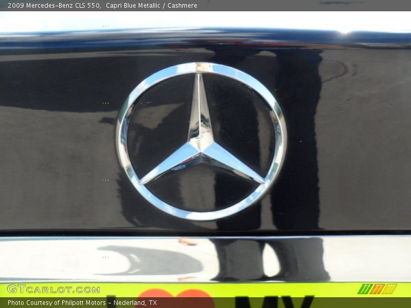 Capri Blue Metallic / Cashmere 2009 Mercedes-Benz CLS 550
