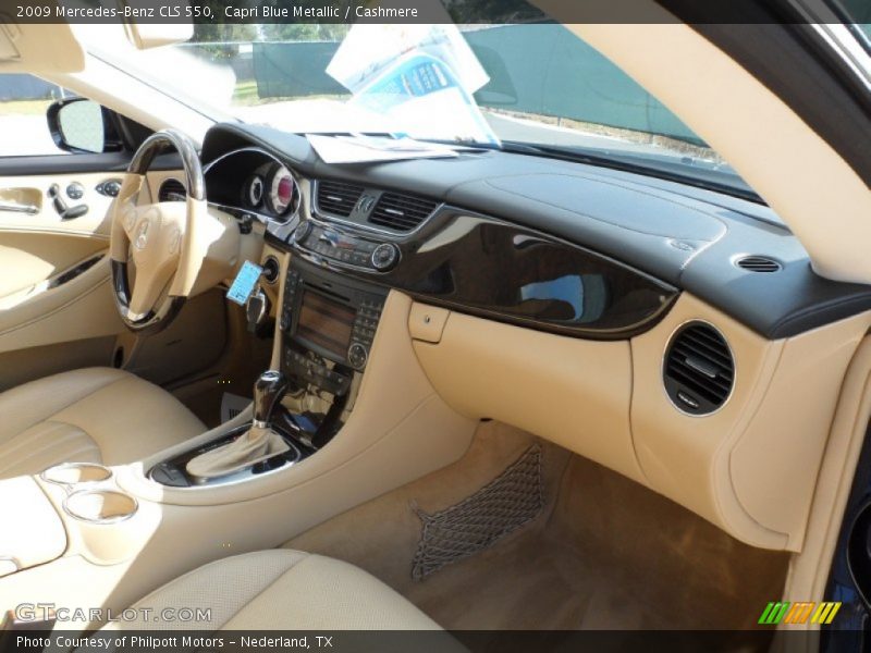 Capri Blue Metallic / Cashmere 2009 Mercedes-Benz CLS 550