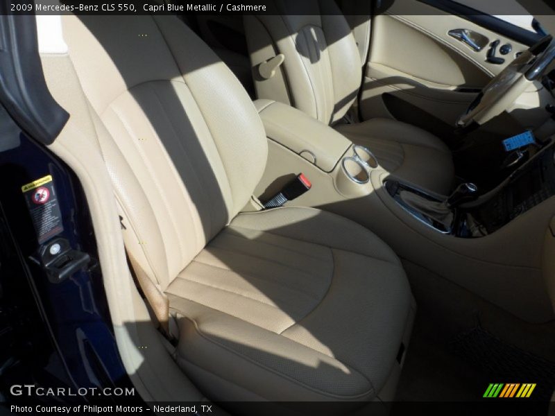 Capri Blue Metallic / Cashmere 2009 Mercedes-Benz CLS 550