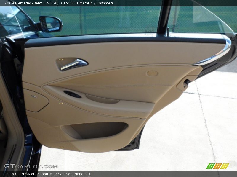 Capri Blue Metallic / Cashmere 2009 Mercedes-Benz CLS 550