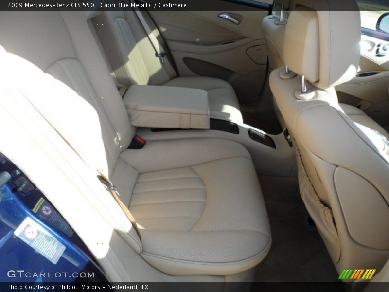 Capri Blue Metallic / Cashmere 2009 Mercedes-Benz CLS 550