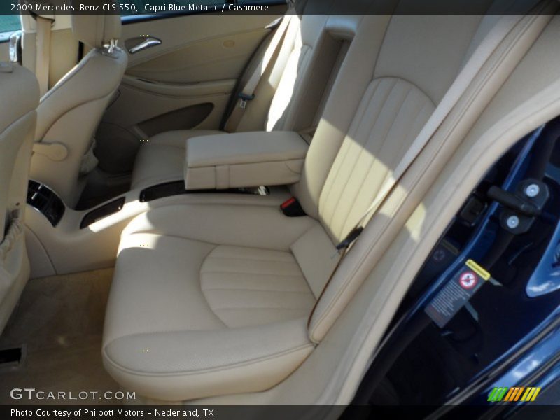 Capri Blue Metallic / Cashmere 2009 Mercedes-Benz CLS 550