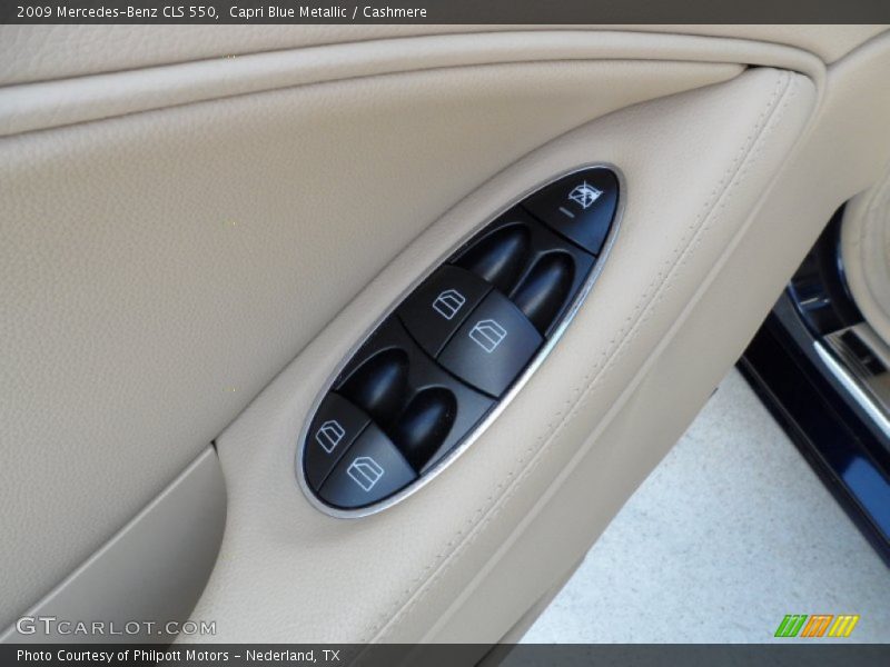 Capri Blue Metallic / Cashmere 2009 Mercedes-Benz CLS 550