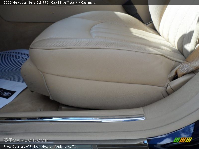 Capri Blue Metallic / Cashmere 2009 Mercedes-Benz CLS 550