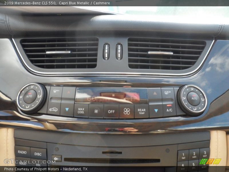 Capri Blue Metallic / Cashmere 2009 Mercedes-Benz CLS 550