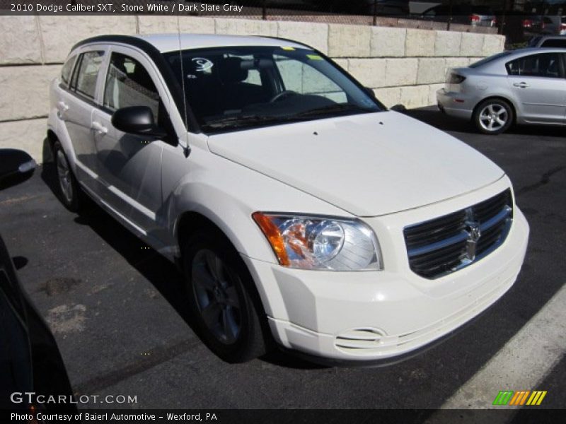 Stone White / Dark Slate Gray 2010 Dodge Caliber SXT