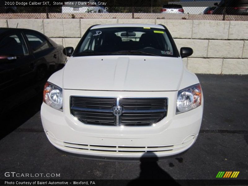 Stone White / Dark Slate Gray 2010 Dodge Caliber SXT