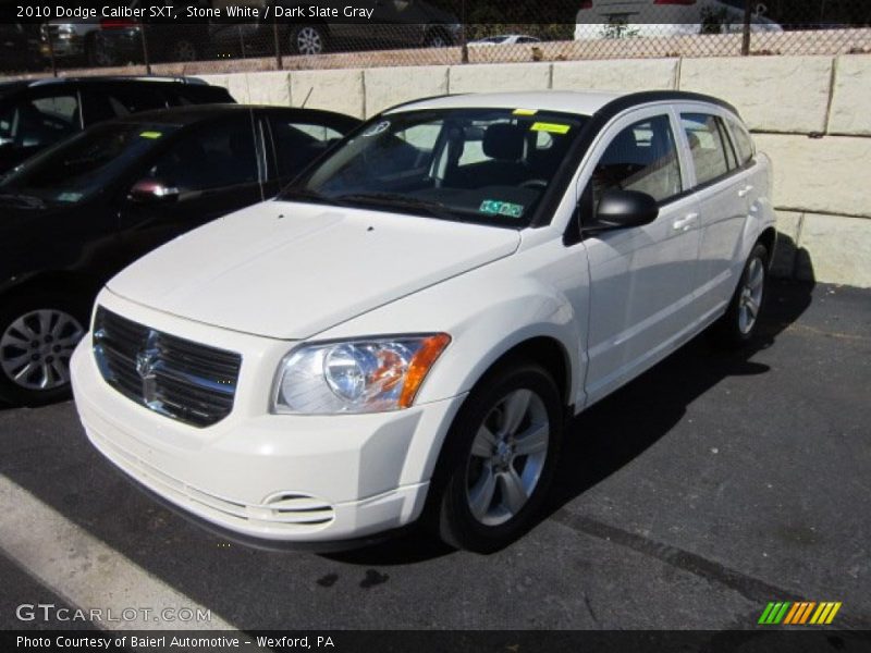 Stone White / Dark Slate Gray 2010 Dodge Caliber SXT