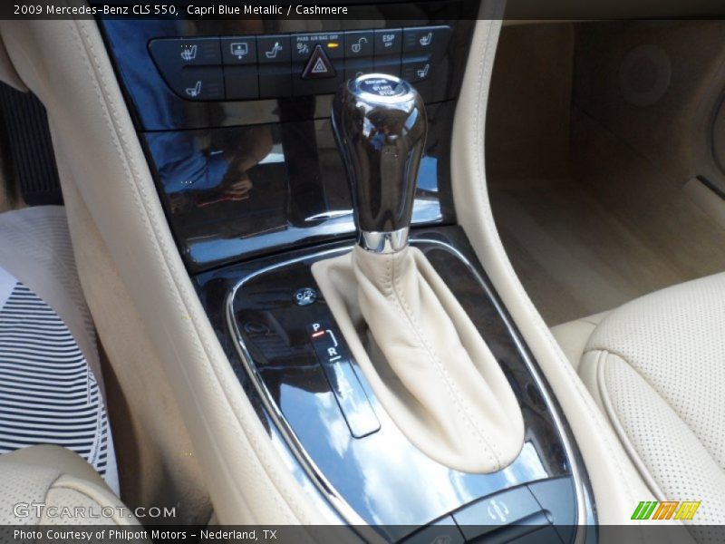 Capri Blue Metallic / Cashmere 2009 Mercedes-Benz CLS 550