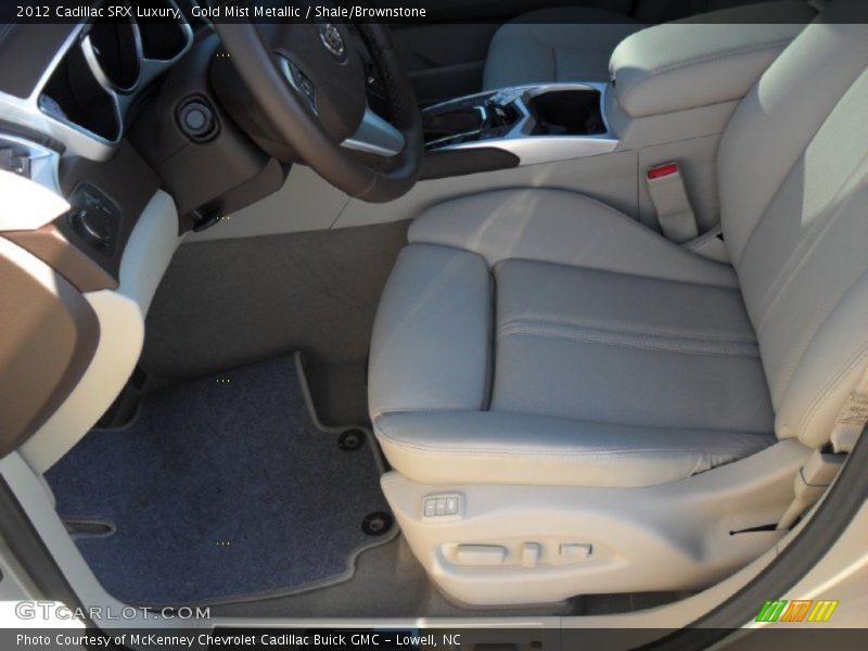 Gold Mist Metallic / Shale/Brownstone 2012 Cadillac SRX Luxury