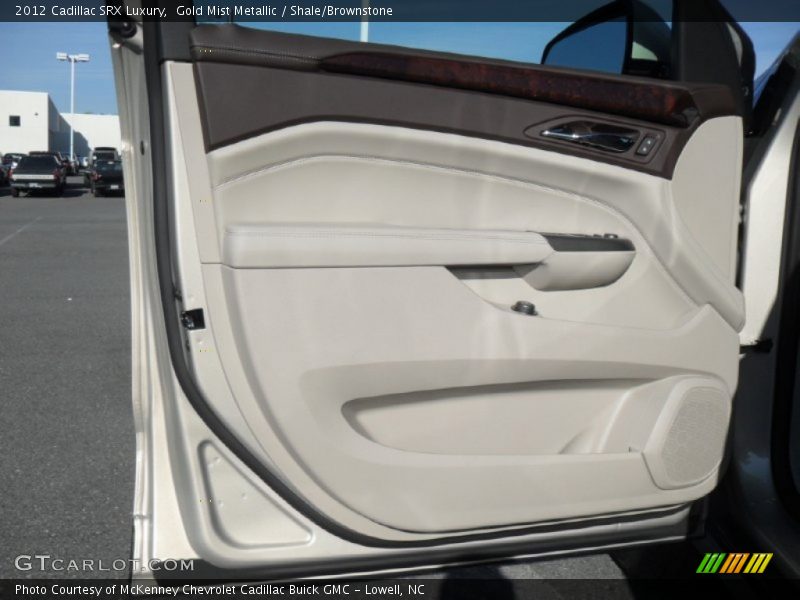 Gold Mist Metallic / Shale/Brownstone 2012 Cadillac SRX Luxury