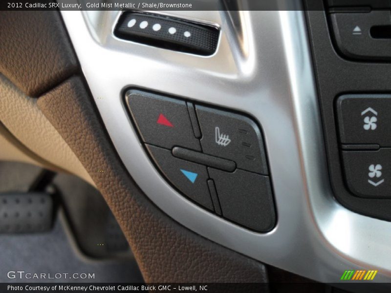 Gold Mist Metallic / Shale/Brownstone 2012 Cadillac SRX Luxury