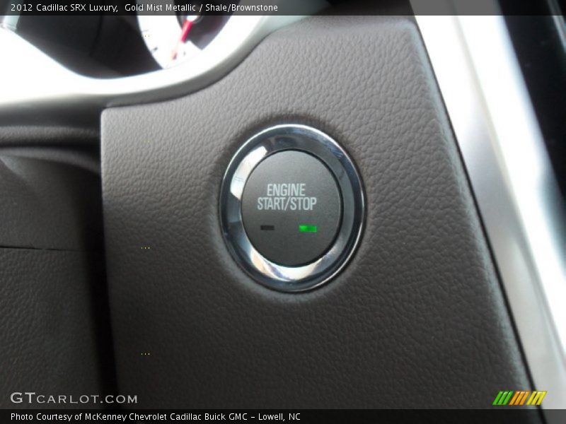 Gold Mist Metallic / Shale/Brownstone 2012 Cadillac SRX Luxury