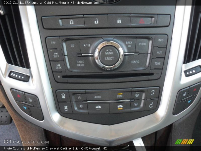 Gold Mist Metallic / Shale/Brownstone 2012 Cadillac SRX Luxury